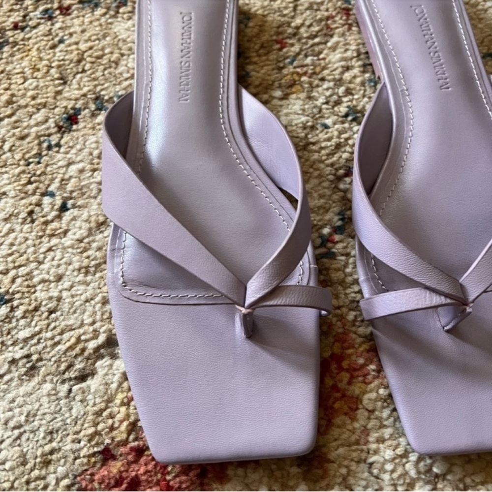Jonathan Simkhai The Shae Sandal in Lupine in a one-toe thong design. 
Size 7 - Picture 2 of 15